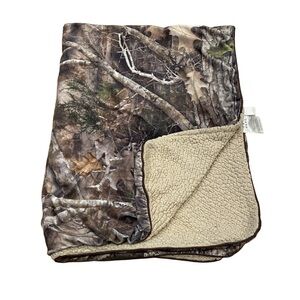 Baby Bass Pro Shop Camouflage Baby Blanket Green Leaves Boy Throw Crib Stroller